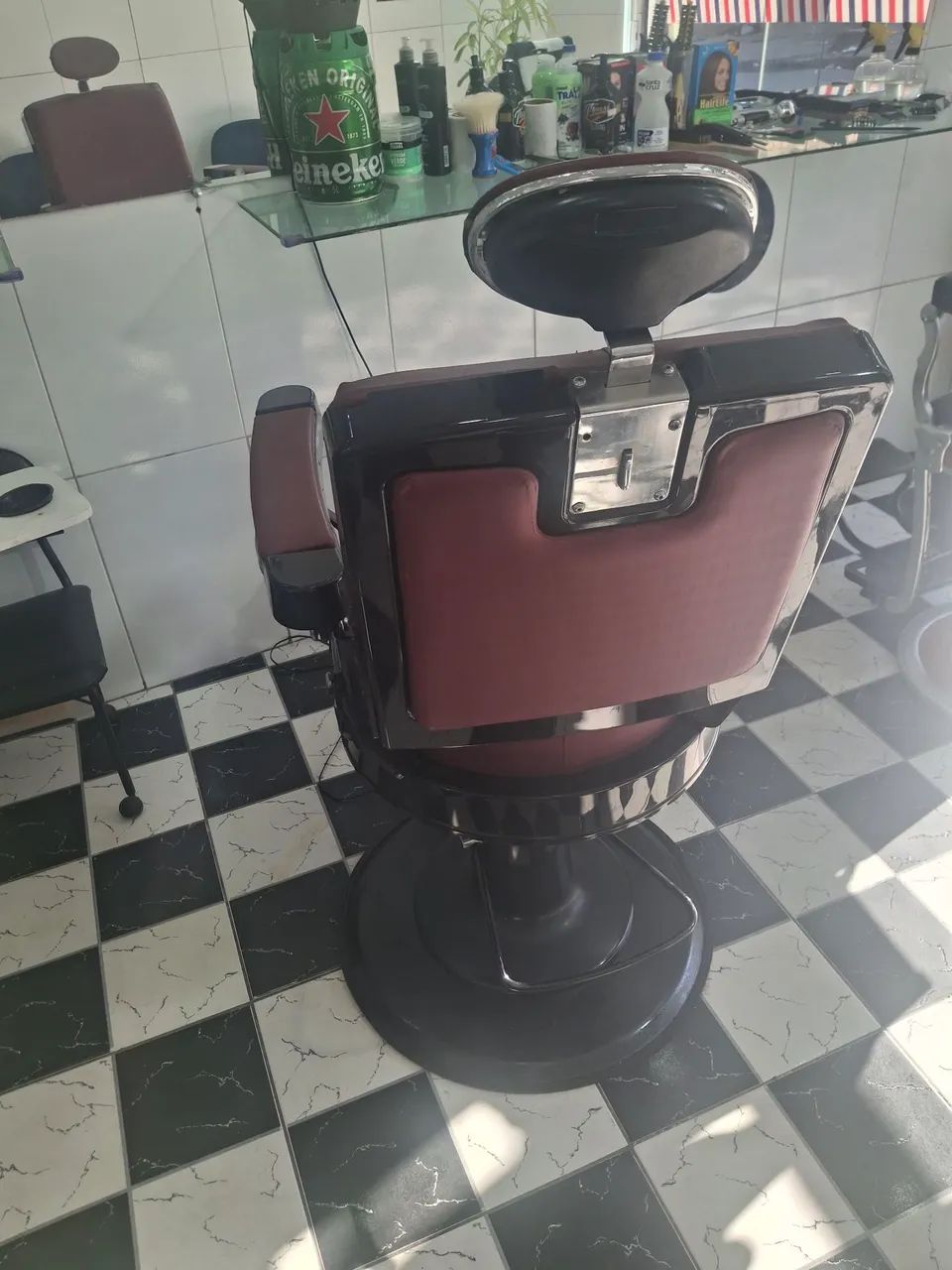 Cadeira de luxo barbeiro - Foto 2