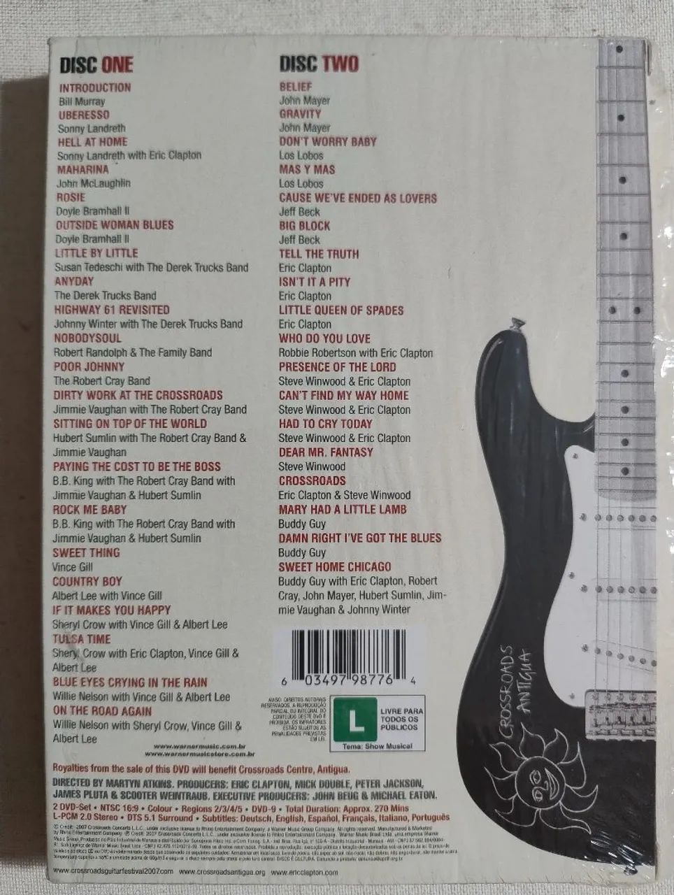 Eric Clapton - Crossroads guitar festival 2004 / 2 DVDs