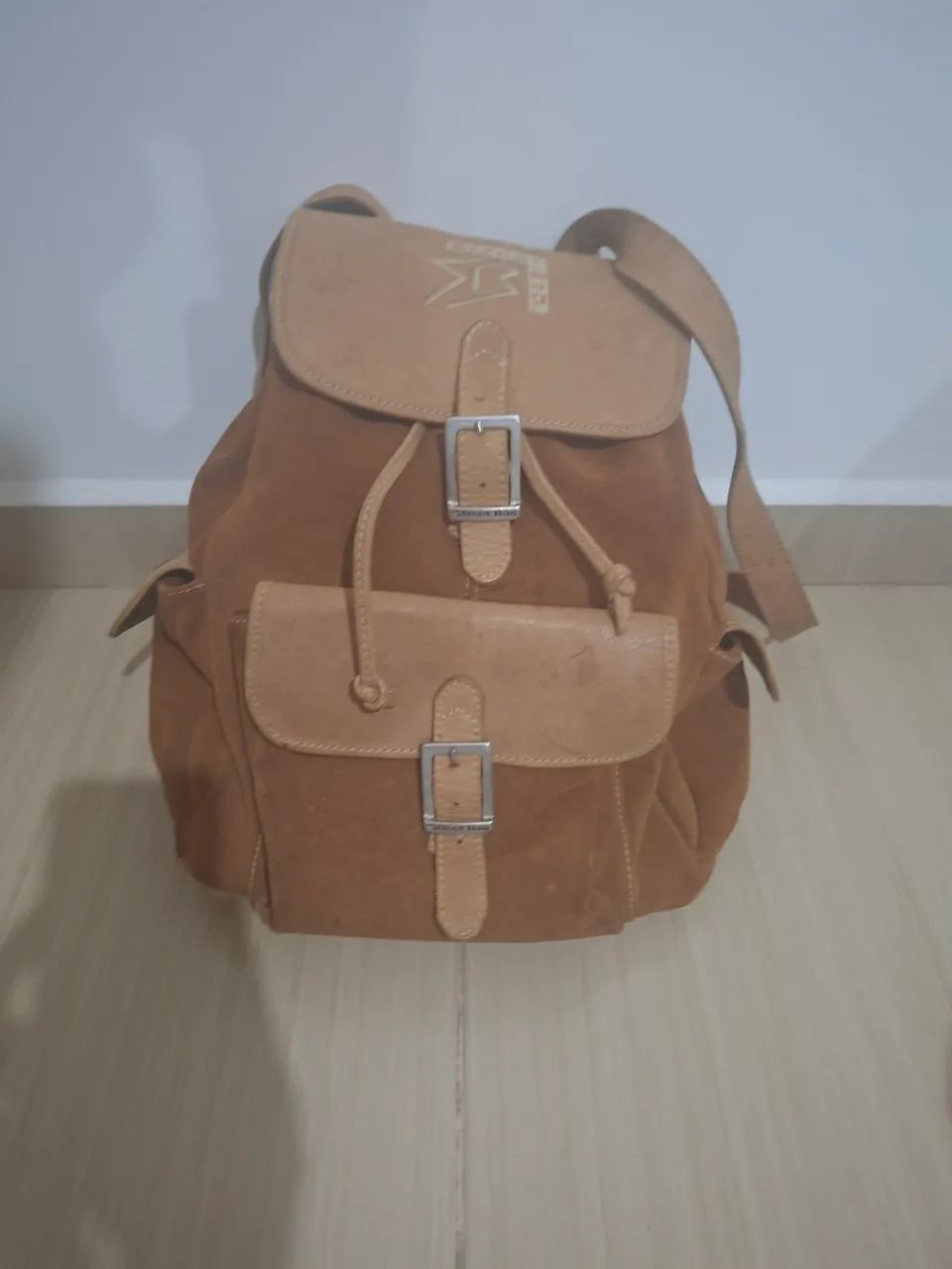 Mochila de couro legítimo - Foto 4