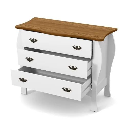 Cômoda Estilo Luiz XV 100% MDF Nova na Promoção - Foto 2