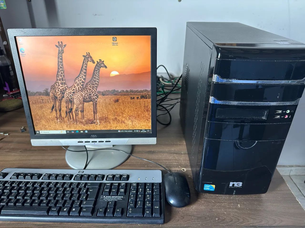 Computador i3 completo para empresas 599,00 loja com garantia e entrega 