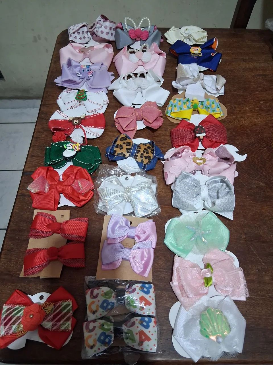 Laços, faixas e tiaras artesanais novos - Foto 4