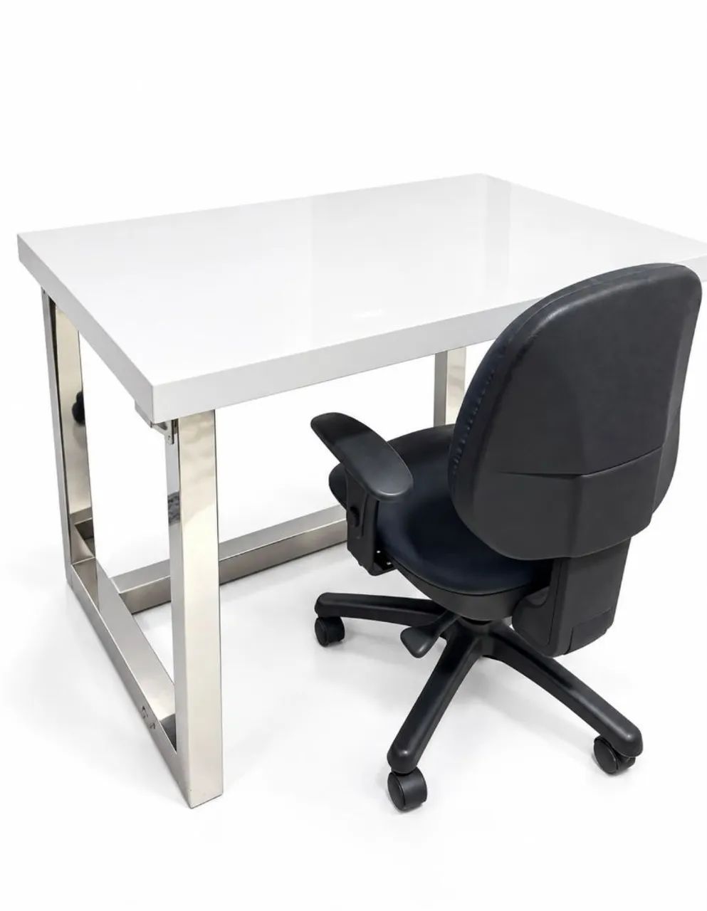 Mesa de Escritório em Aço Inox