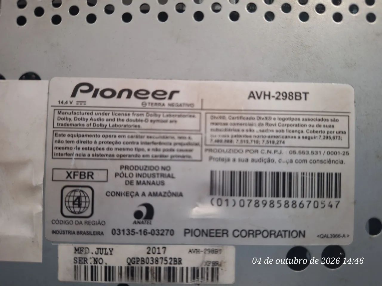 Dvd pioneer dois din - Foto 5