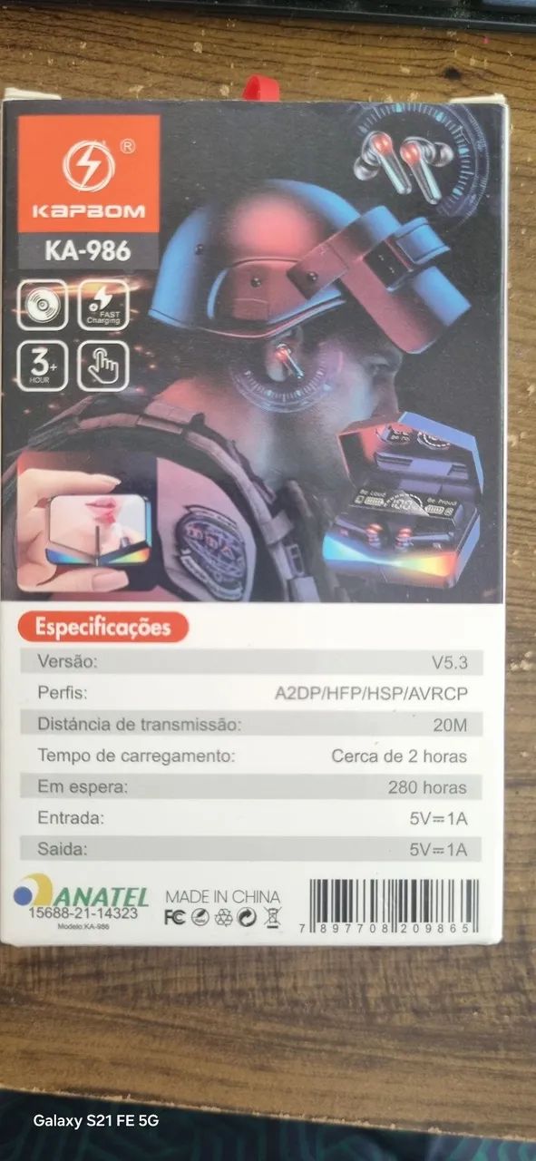 Fone de ouvido Kapbom ka-986 - Foto 2