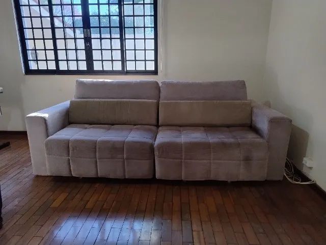 Sofá Cama (Queen) Retrátil e Reclinável