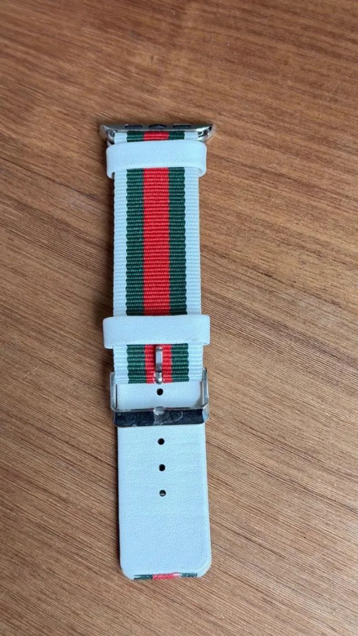 pulseira ltimports couro nylon, nova - Foto 3