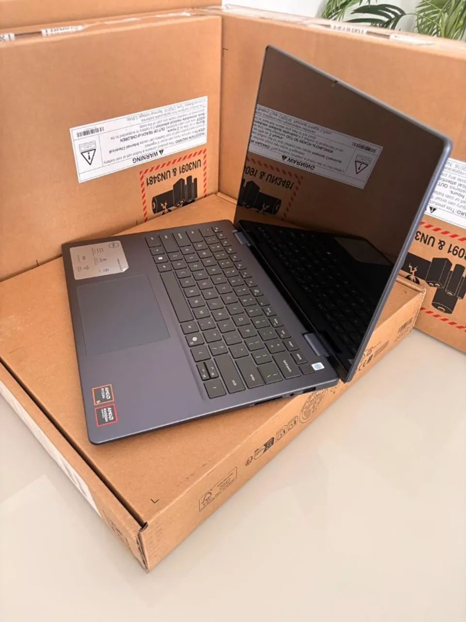 Office2019付DELL Inspiron14 Ryzen5 256GB Dell Notebook Inspiron 14 2 em 1, tela sensível ao toque FHD de 14