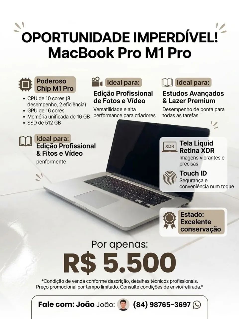 MacBook m1 pro - Foto 2
