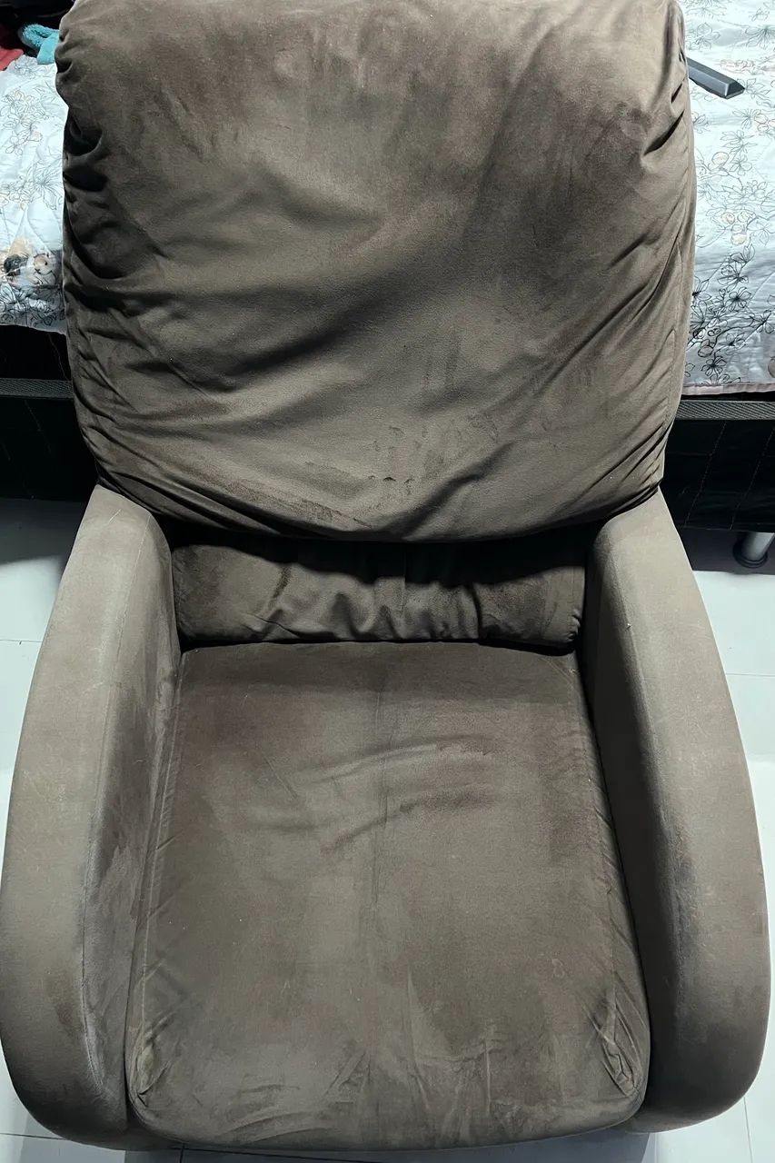 Poltrona Reclinável Marrom - Funciona Perfeitamente | Apenas R$ 350 - Foto 3