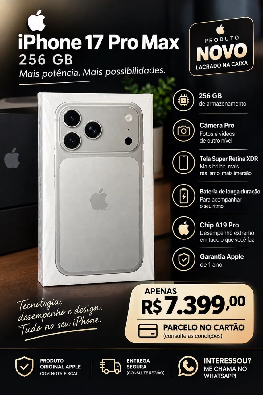 iPhone 17 Pro max 256