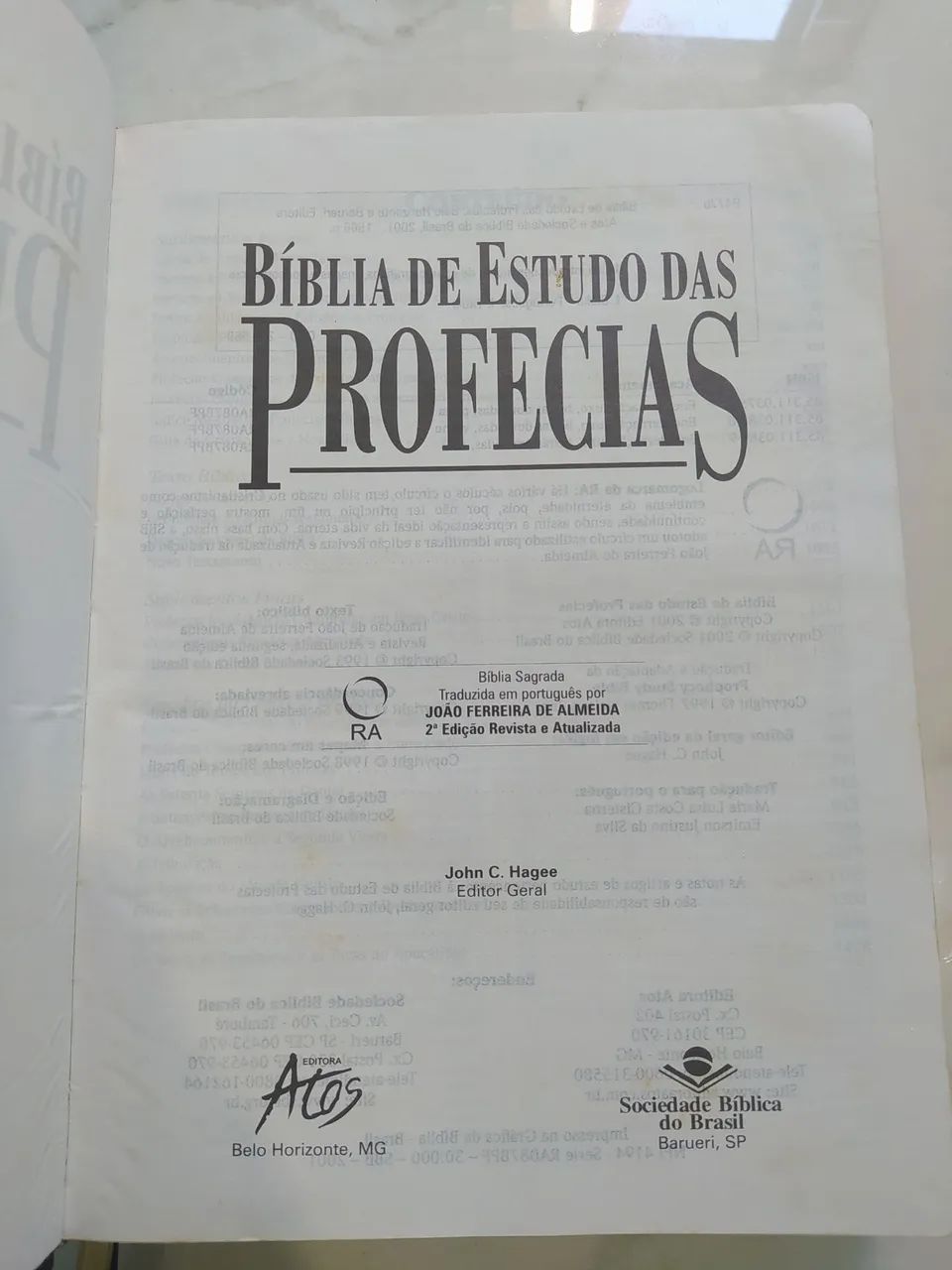 Bíblia de Estudo das Profecias  - Foto 5