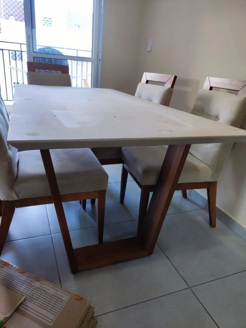 Mesa de jantar com 6 cadeiras  - Foto 2