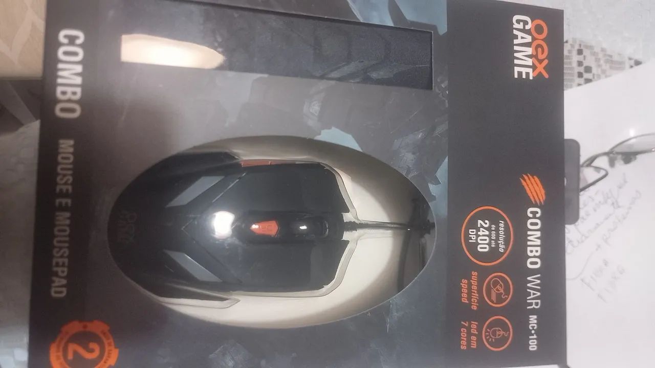 Combo Games OEX.Mouse +moisepad hiper resolution combo WAR - Foto 2