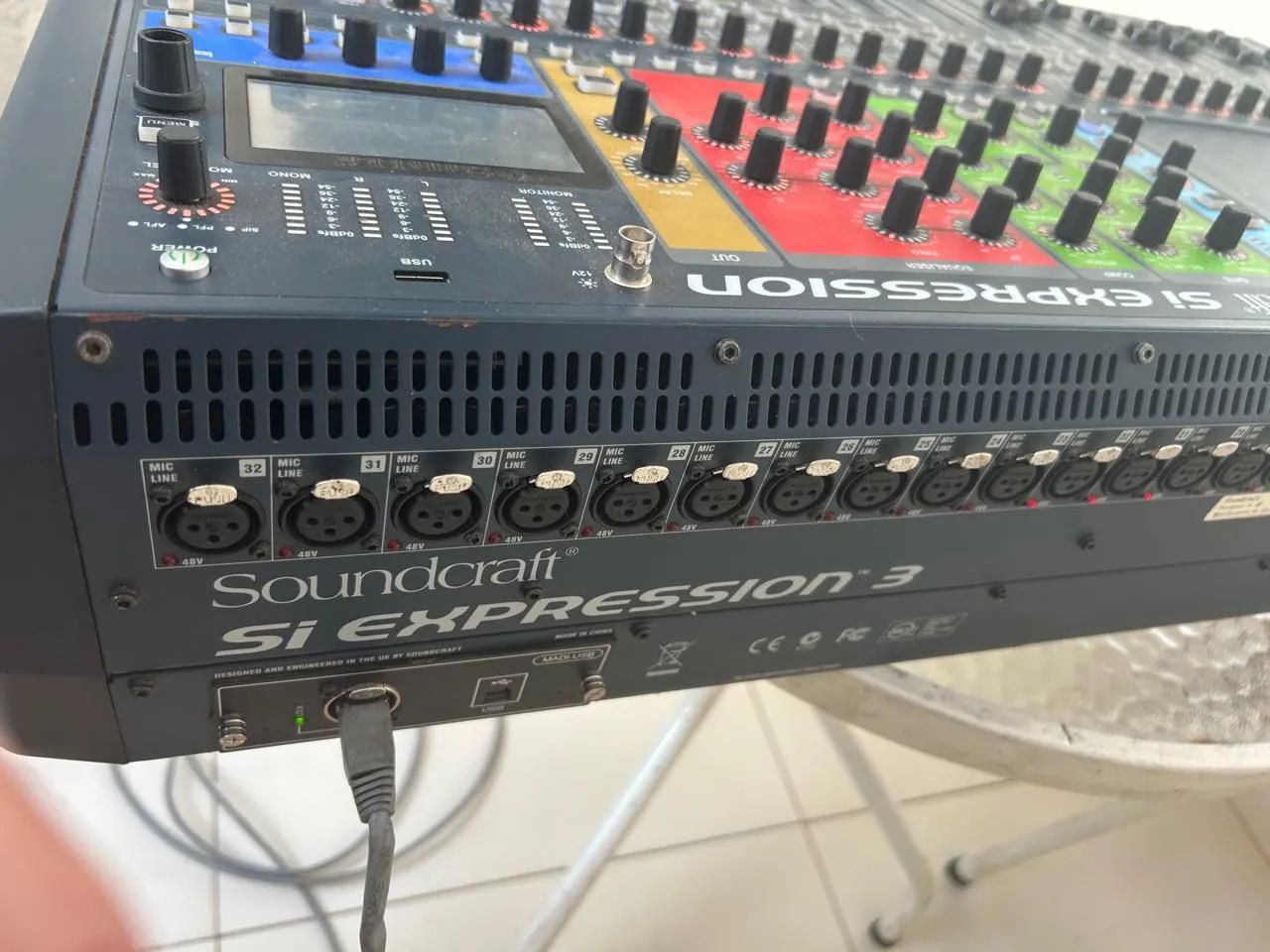 Console Digital Soundcraft Si Expression 3 /Mini Stage Box Soundcraft MSB-32U - Foto 2