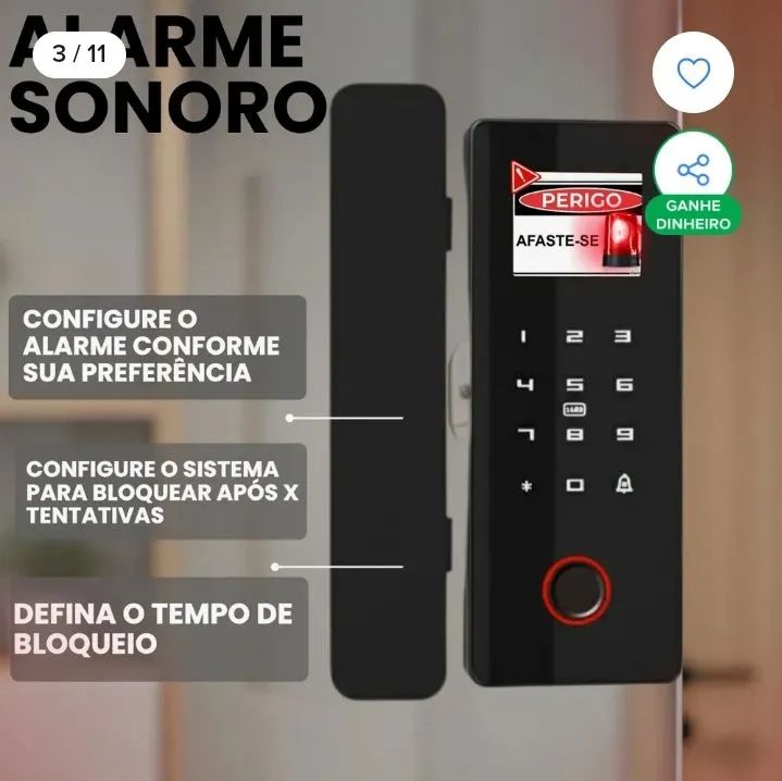 Electronic Glass Door Lock64985875693570121