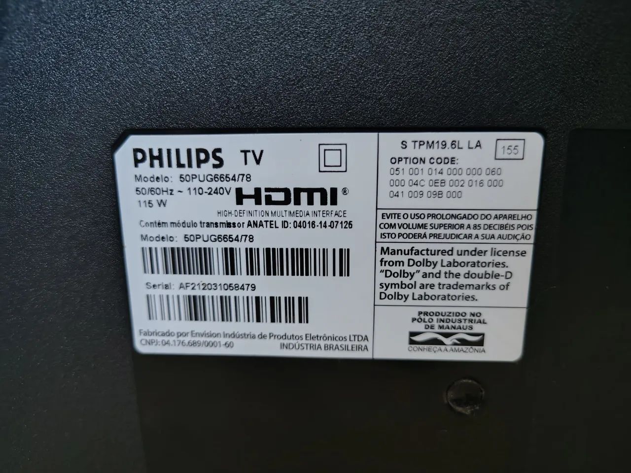 Tv Philips 50p defeito  - Foto 4