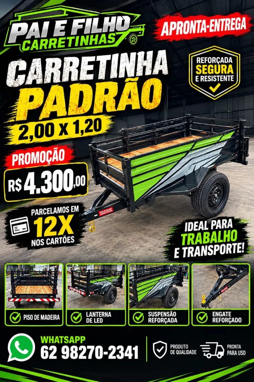 Carretinhas vários modelos 