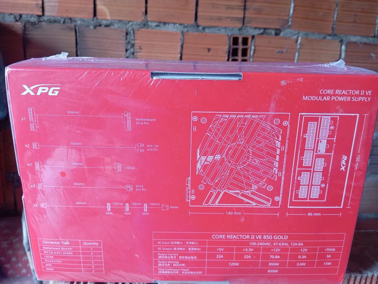 Fonte XPG 850w nova lacrada. - Foto 2