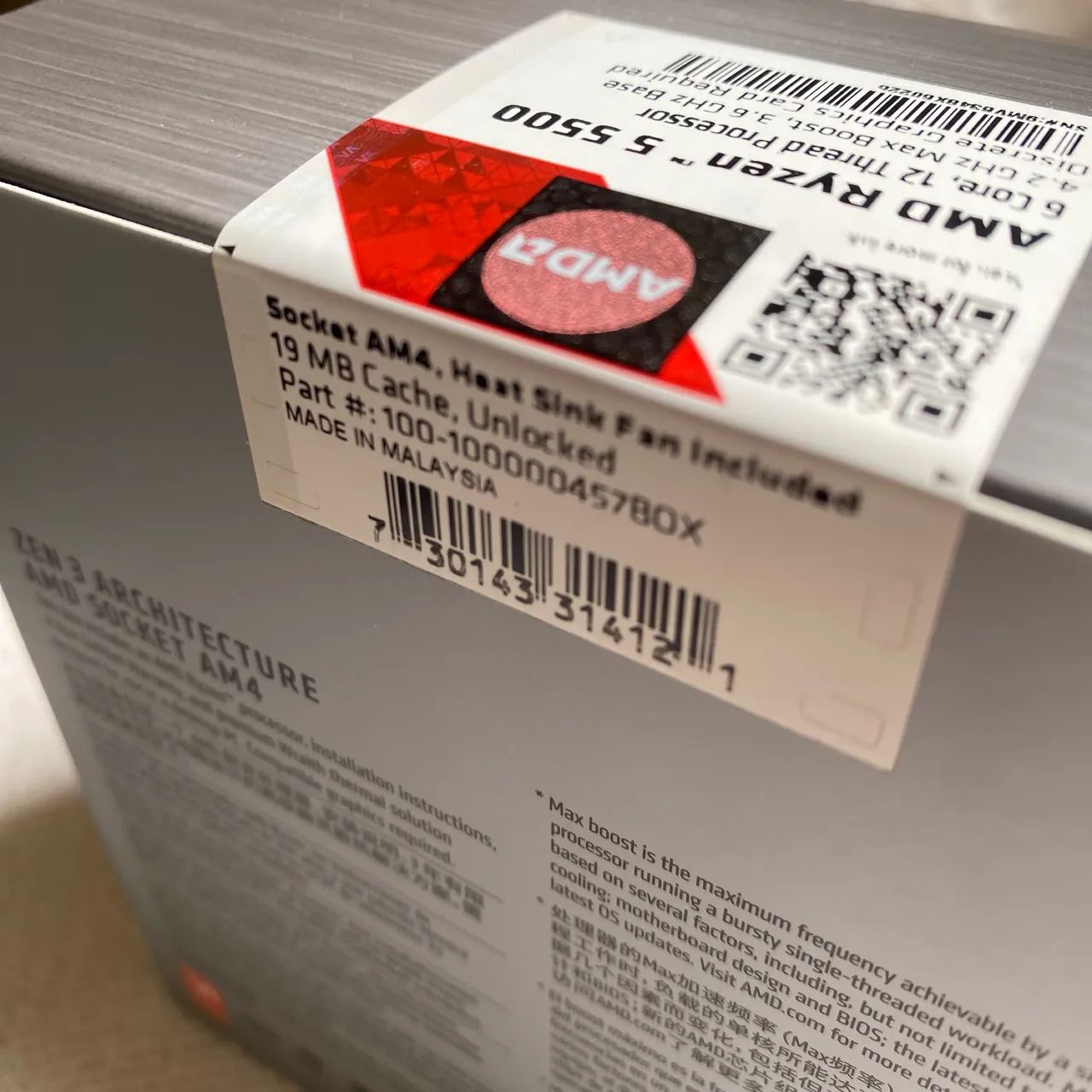 Processador AMD ryzen 5 5500 - Foto 5