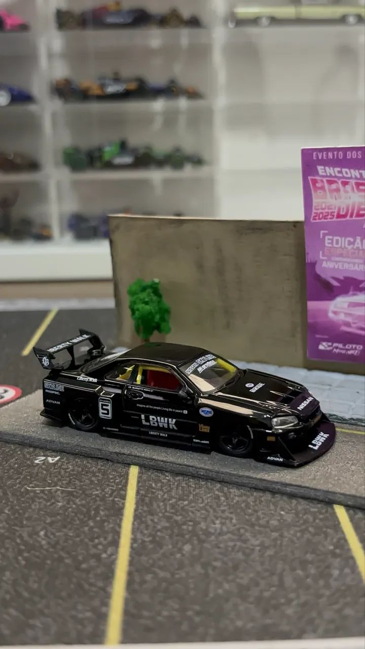 Miniatura Mini GT Nissan LB-ER34 - Foto 3