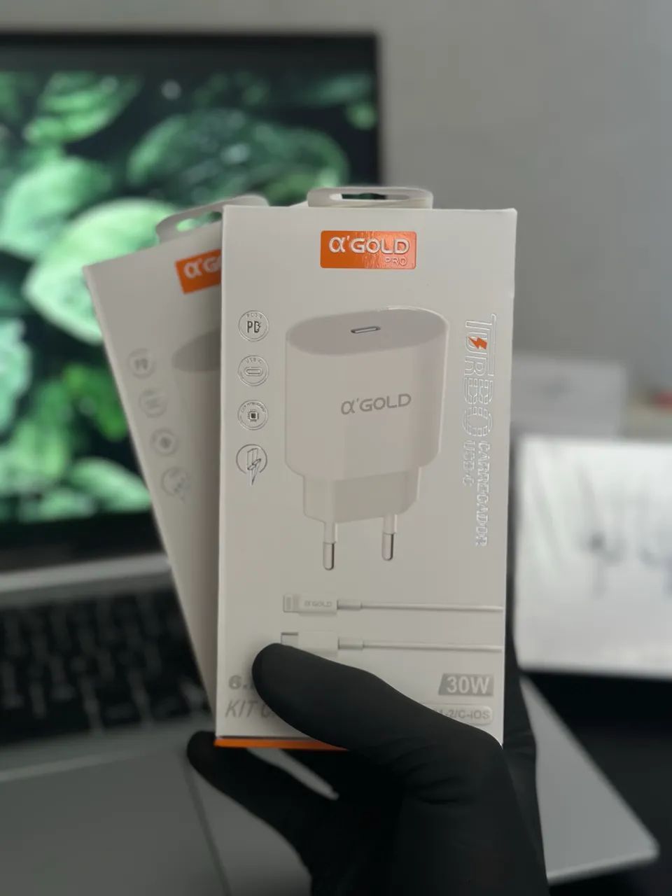 Carregador turbo 30w - Lightning/Iphone 