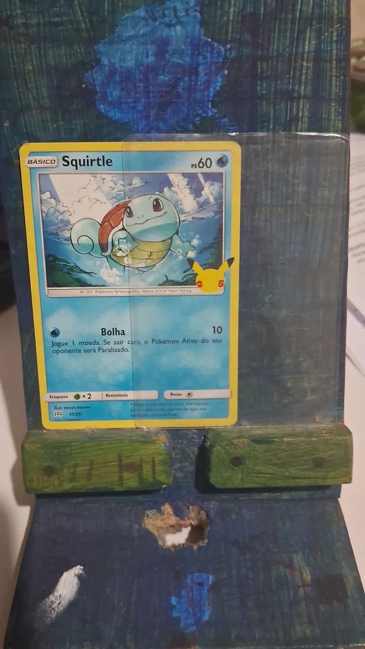 Carta pokémon c/slivis