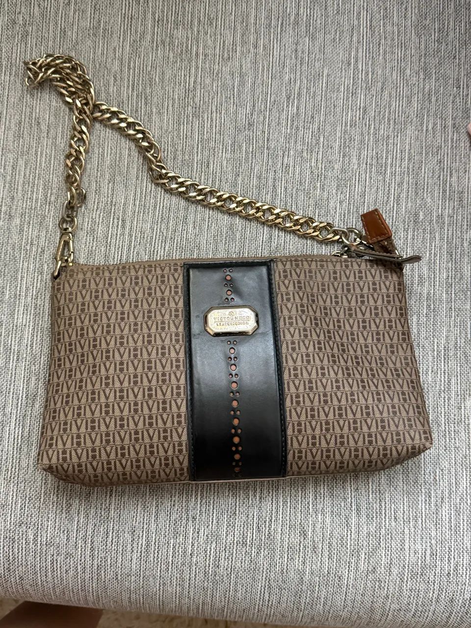 Bolsa Victor Hugo Couro original  - Foto 3