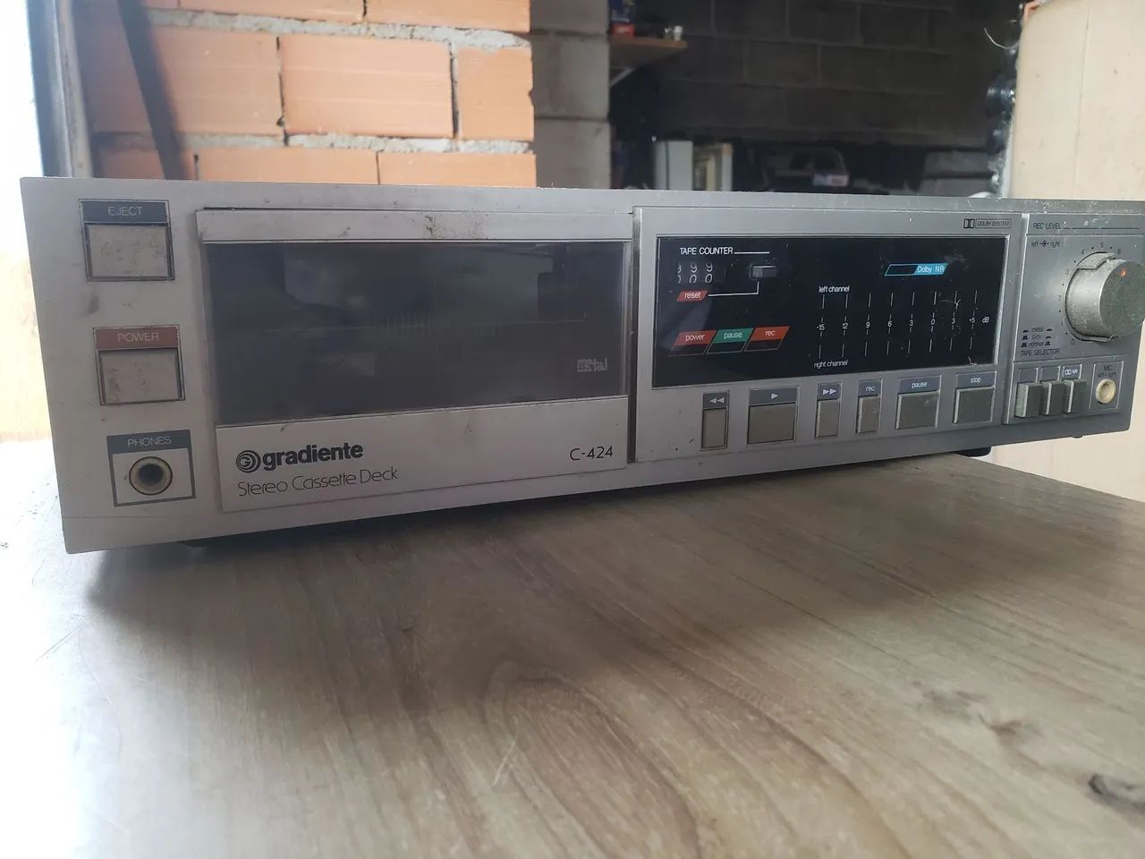 Tape Deck Gradiente C-424 Pra Retirar Peças 