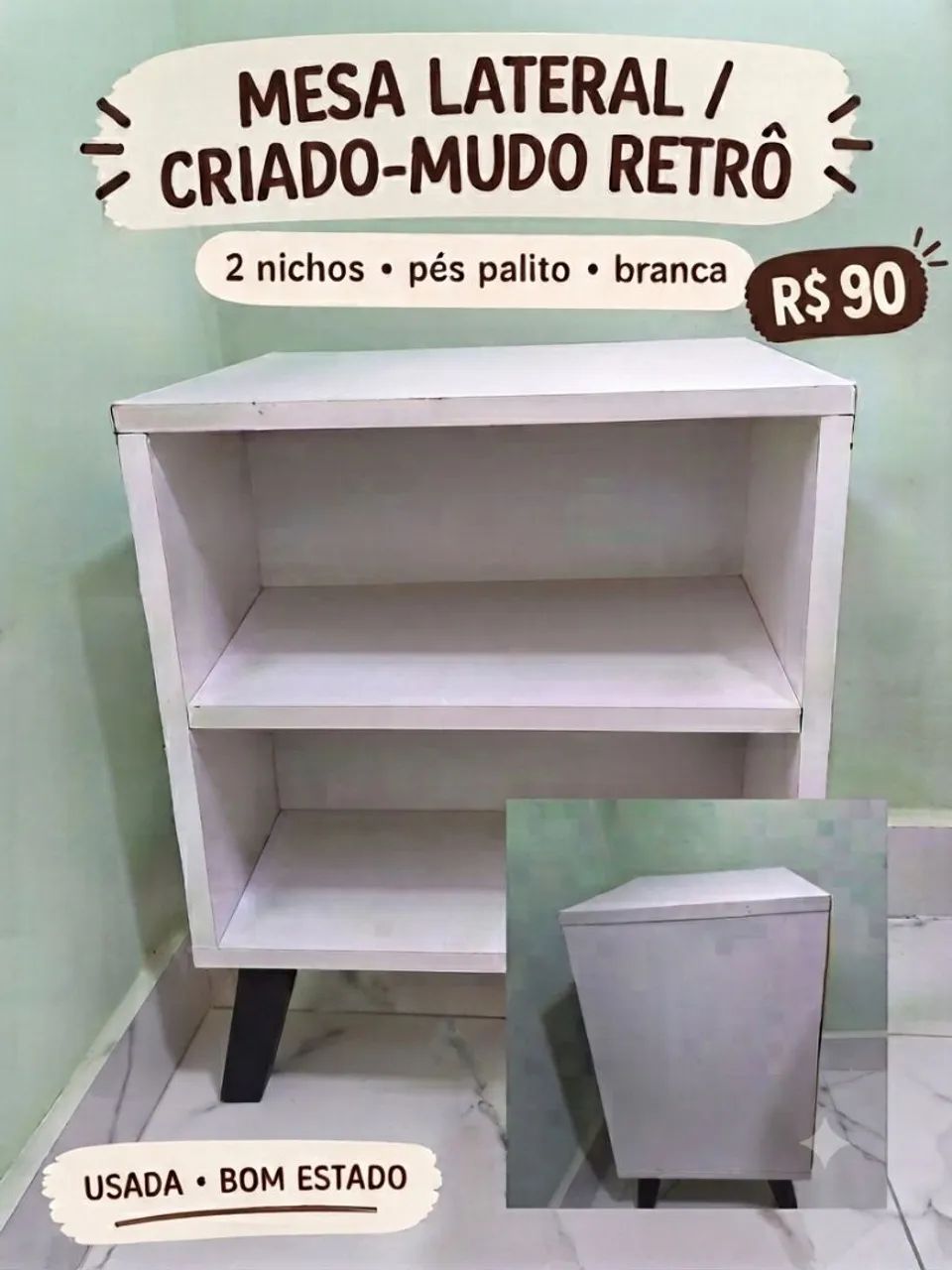 Mesa Lateral RETRÔ 