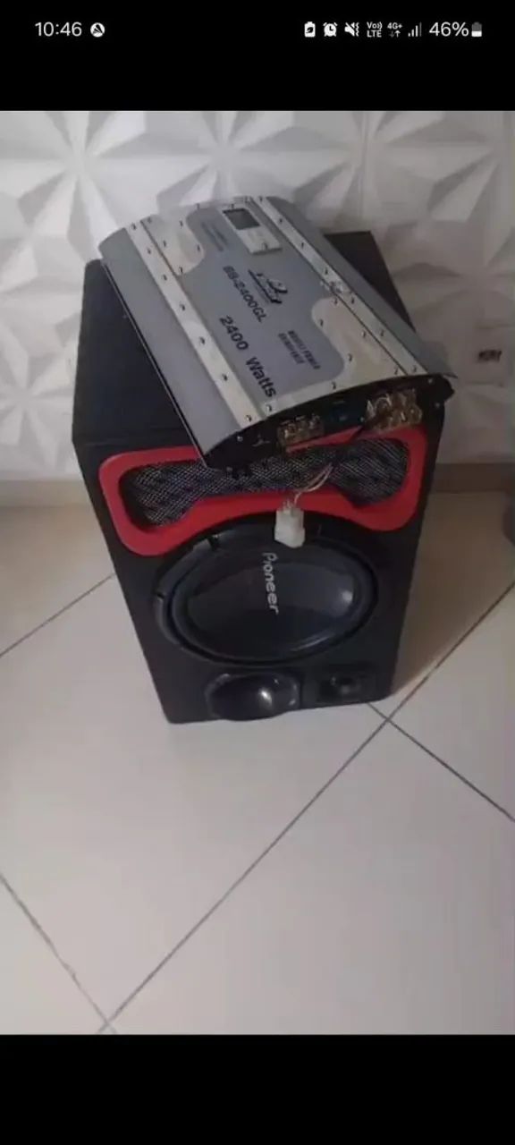 Vendo Caixa de Som com Módulo zero.
