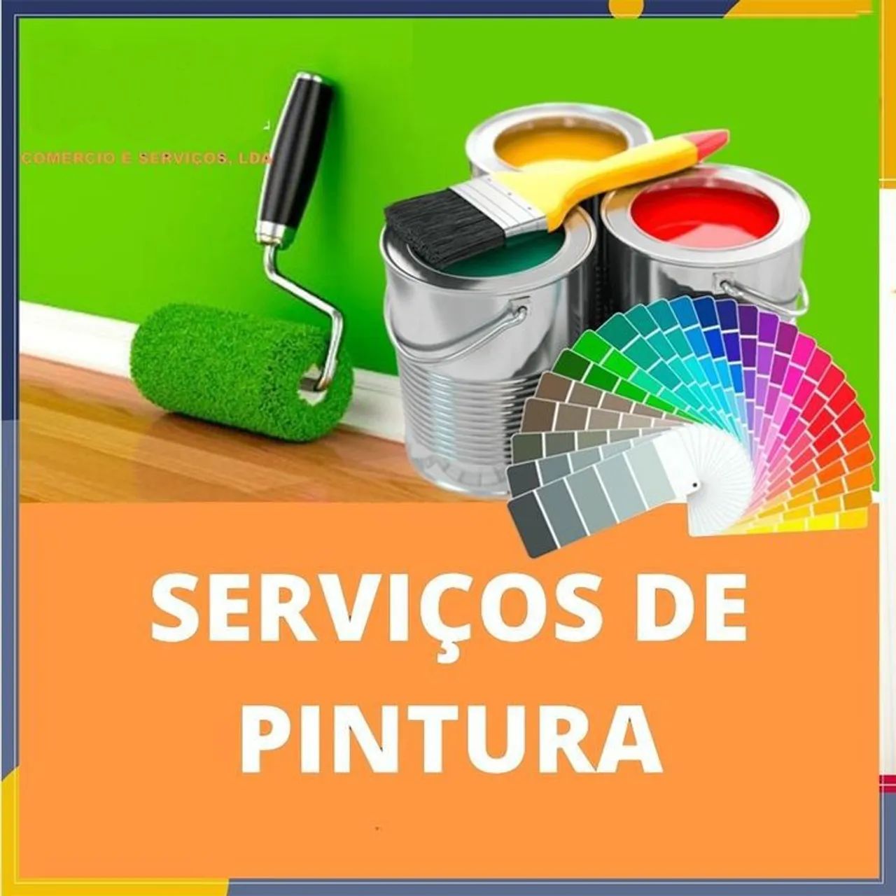 Pintor residencial e comercial - Serviços de pintura 