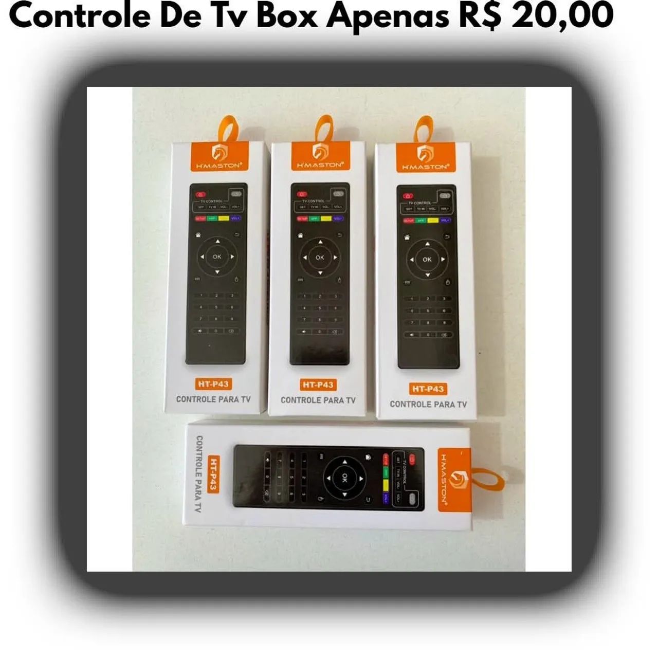Controle para tv box 