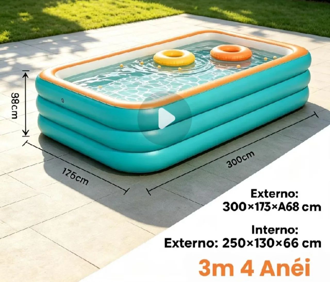 Piscina 3 x 175