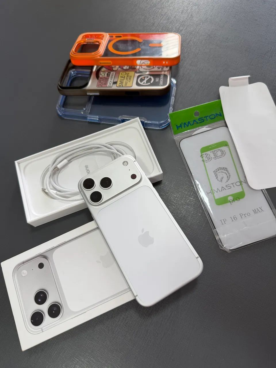 IPHONE 17 PRO MAX 256 CINZA BARATO NOVO ZERO  - Foto 3