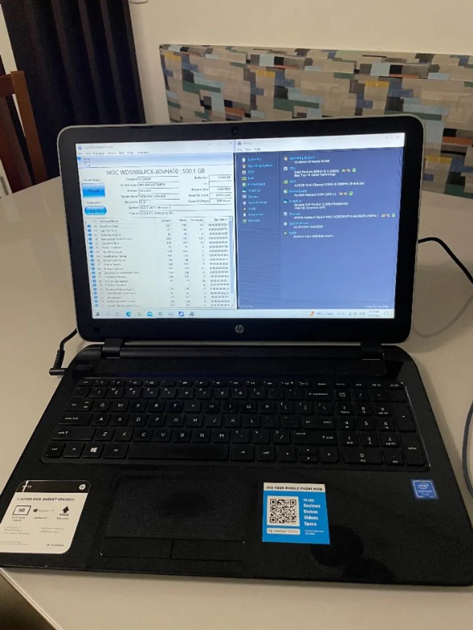 Notebook HP 15? Intel N3540, 4GB RAM, HD 500GB