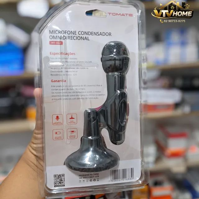 Microfone Condesador Para PC E Notebook + Entrega Inclusa  - Foto 3
