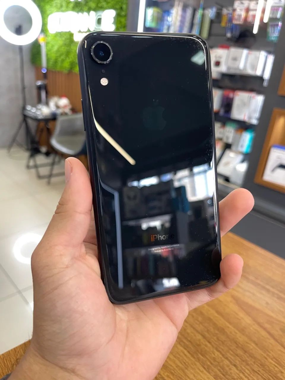 iPhone XR 64GB PRETO Seminovo perfeito todo original funcionando