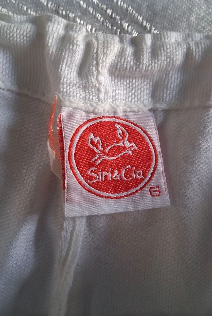 shorts siri & cia branco infantil g - Foto 3