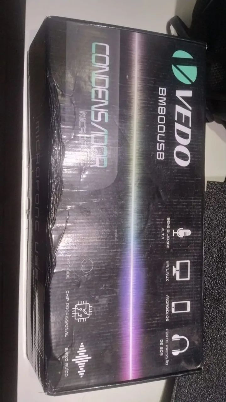 Microfone USB vedo BM800 usb
