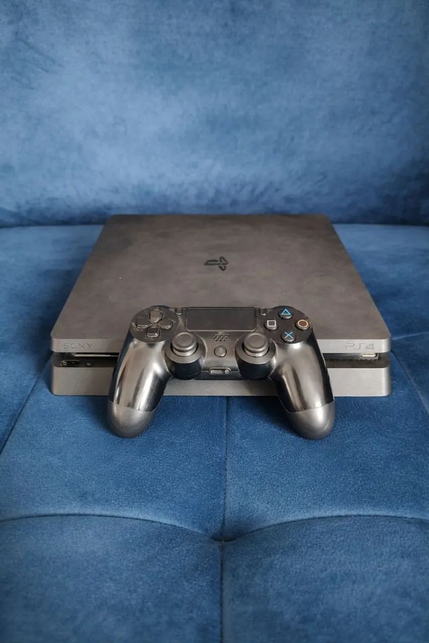 PS4 SLIM + CONTROLE ORIGINAL  - Foto 2