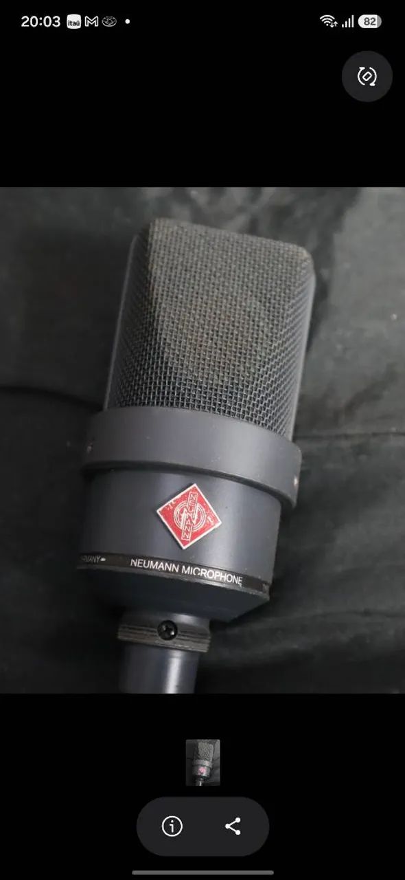 Microfone Condensador Neumann TLM 103 Black Edition - Foto 4