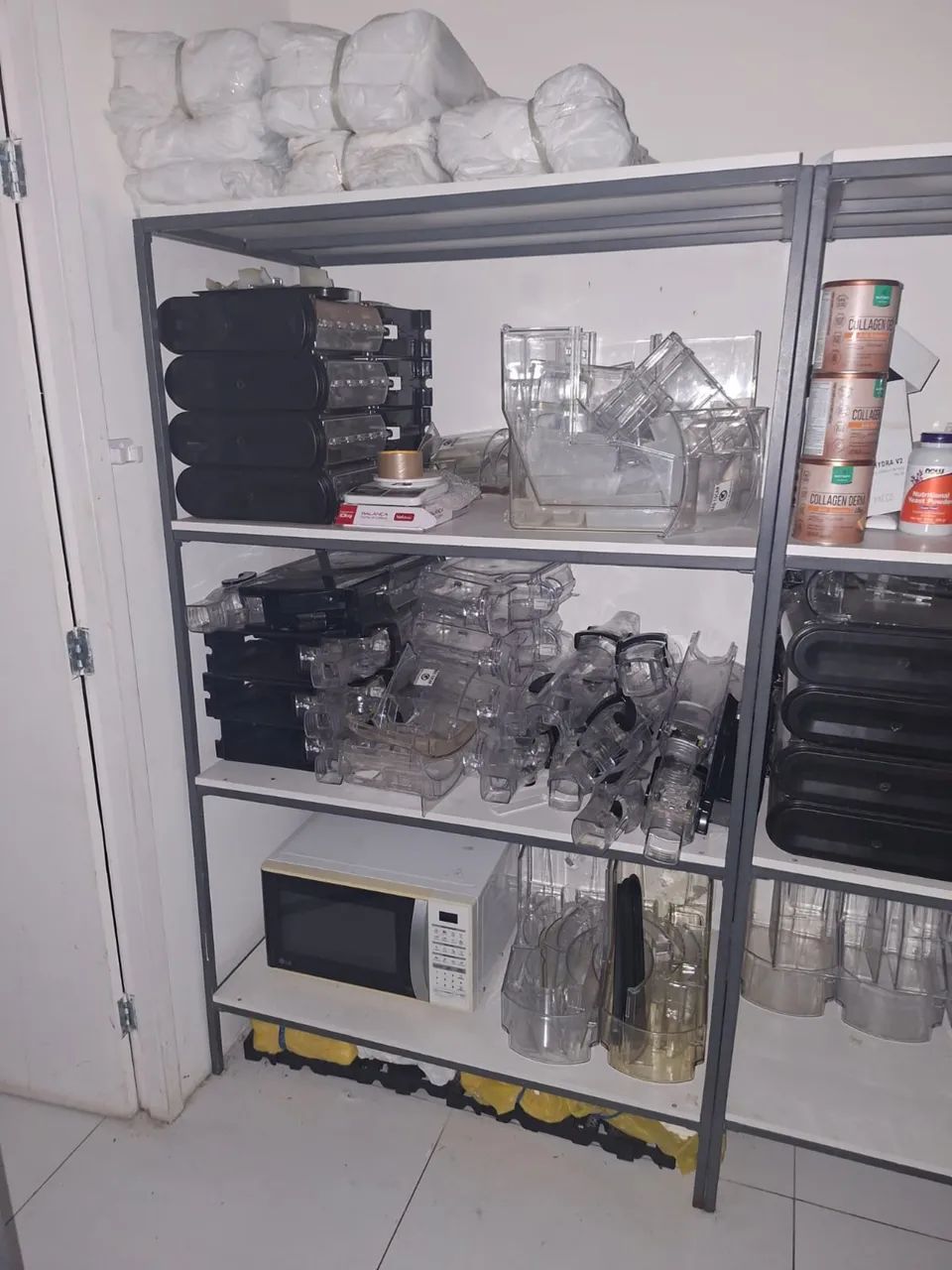 estante industrial de aço