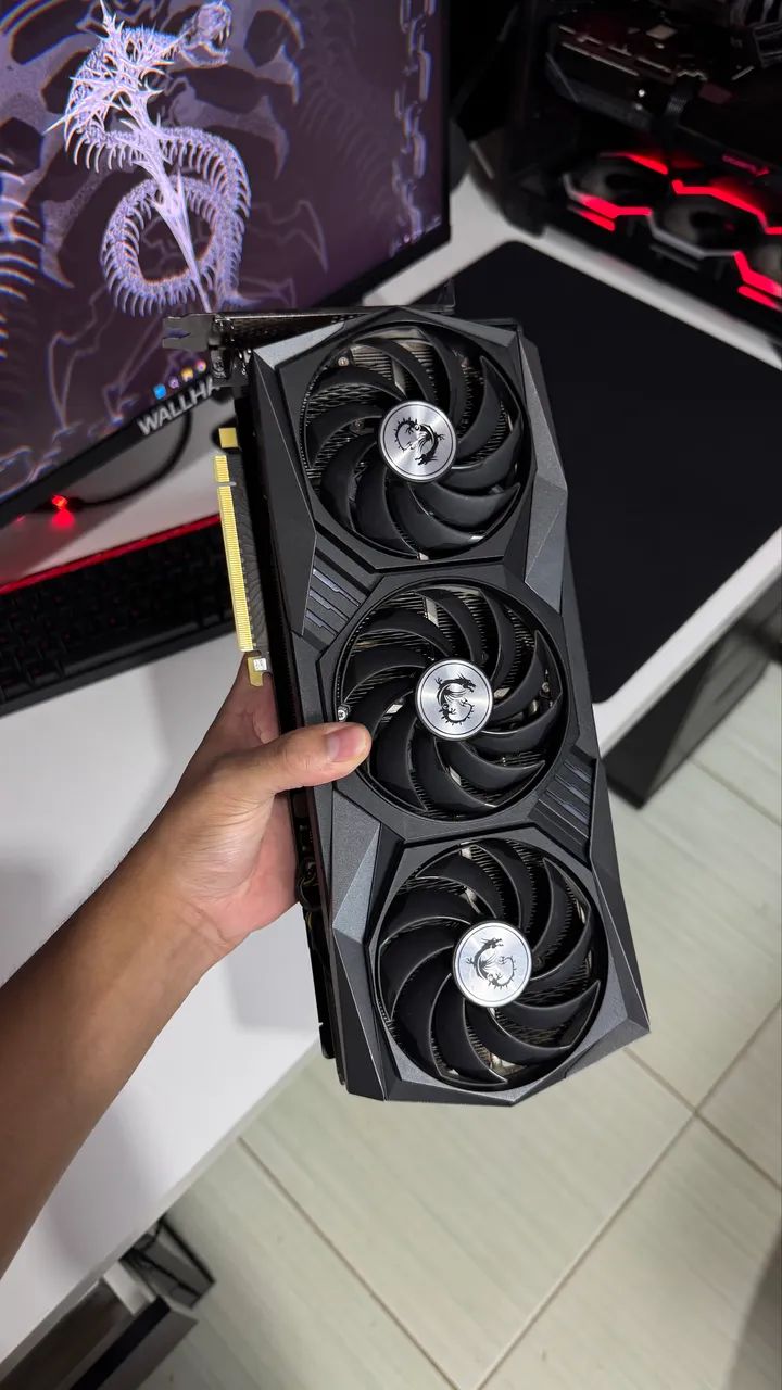 Placa de Vídeo RTX 3070 Msi Gaming Z Trio