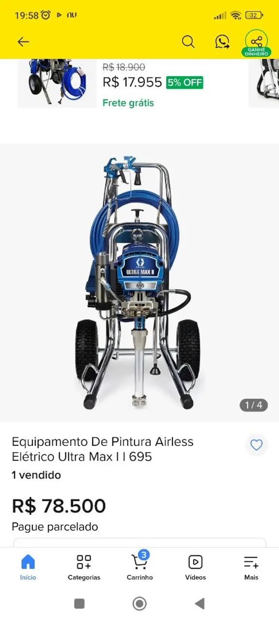 Máquina de pintura Graco  - Foto 4