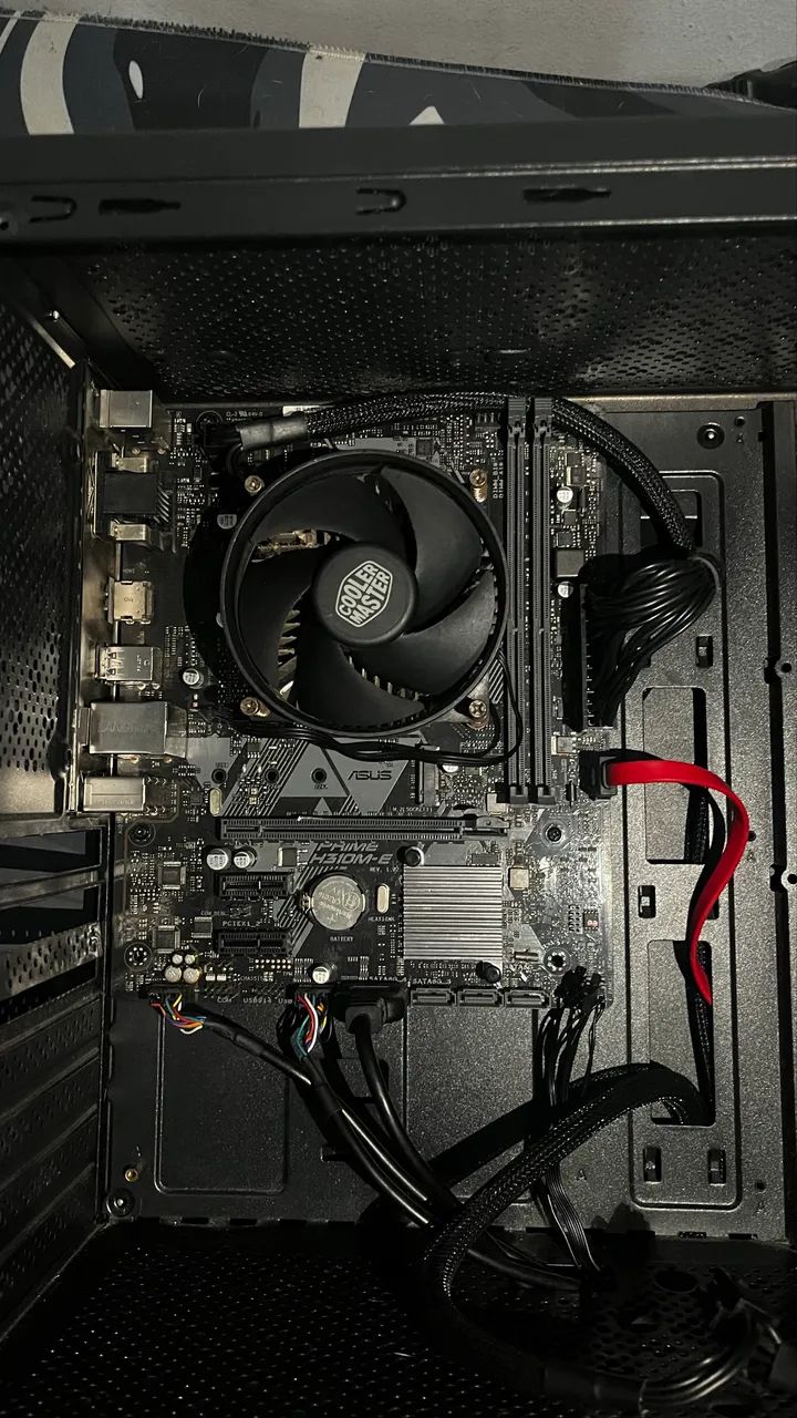 Placa mãe + processador 