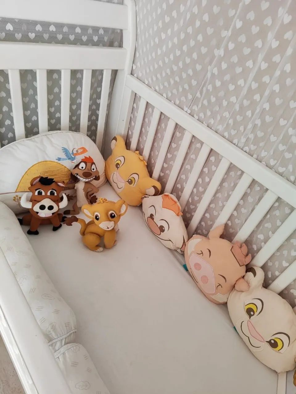 Kit berço e decoração Rei Leão 