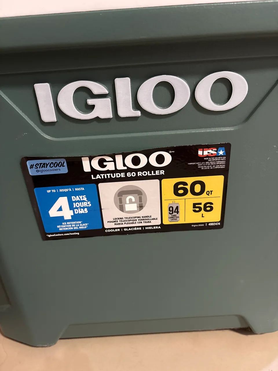 Caixa Térmica - IGLOO - 56L - Foto 2