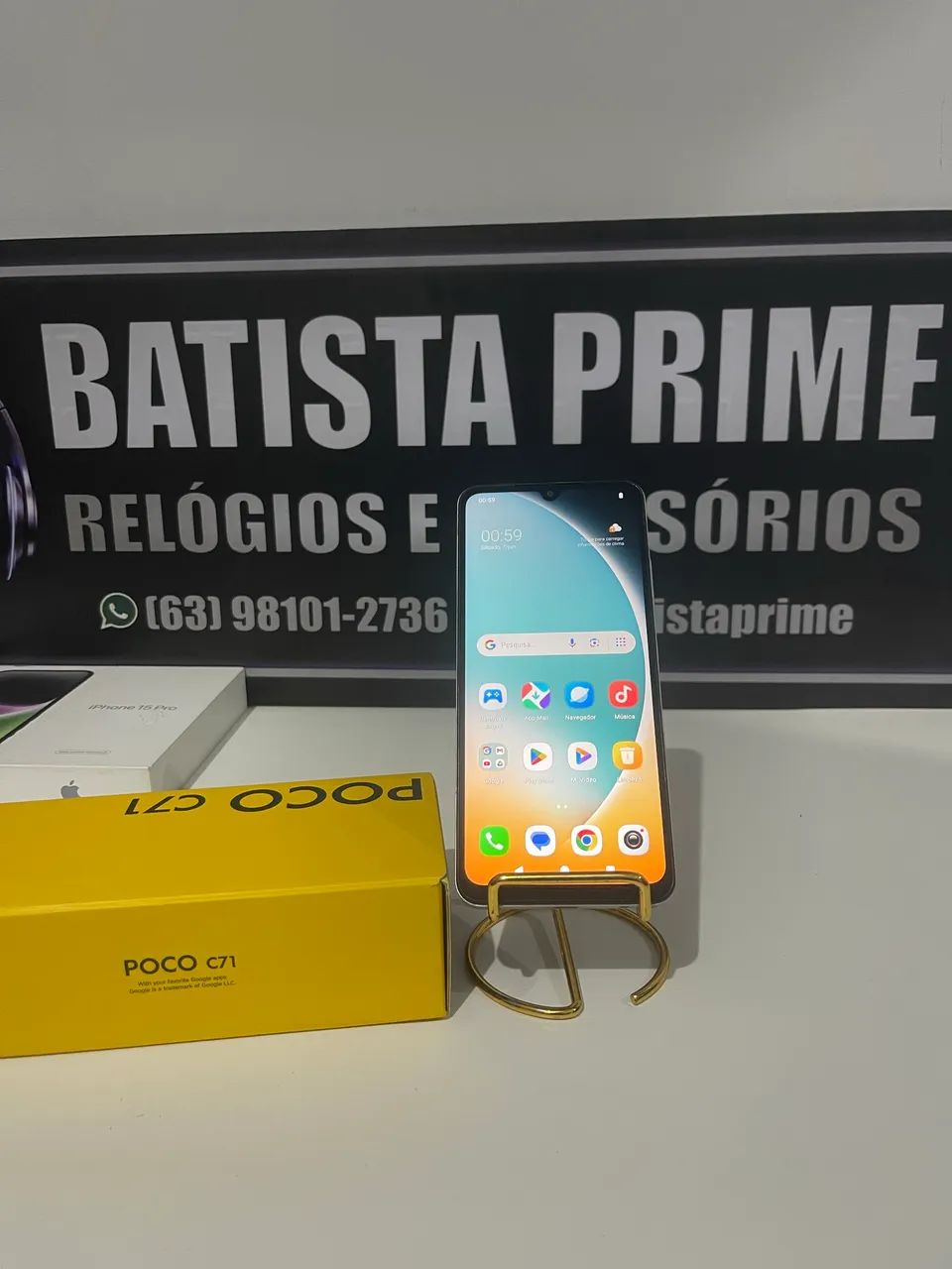Poco C71 - Semi novo, sem marcas de uso. - Foto 3
