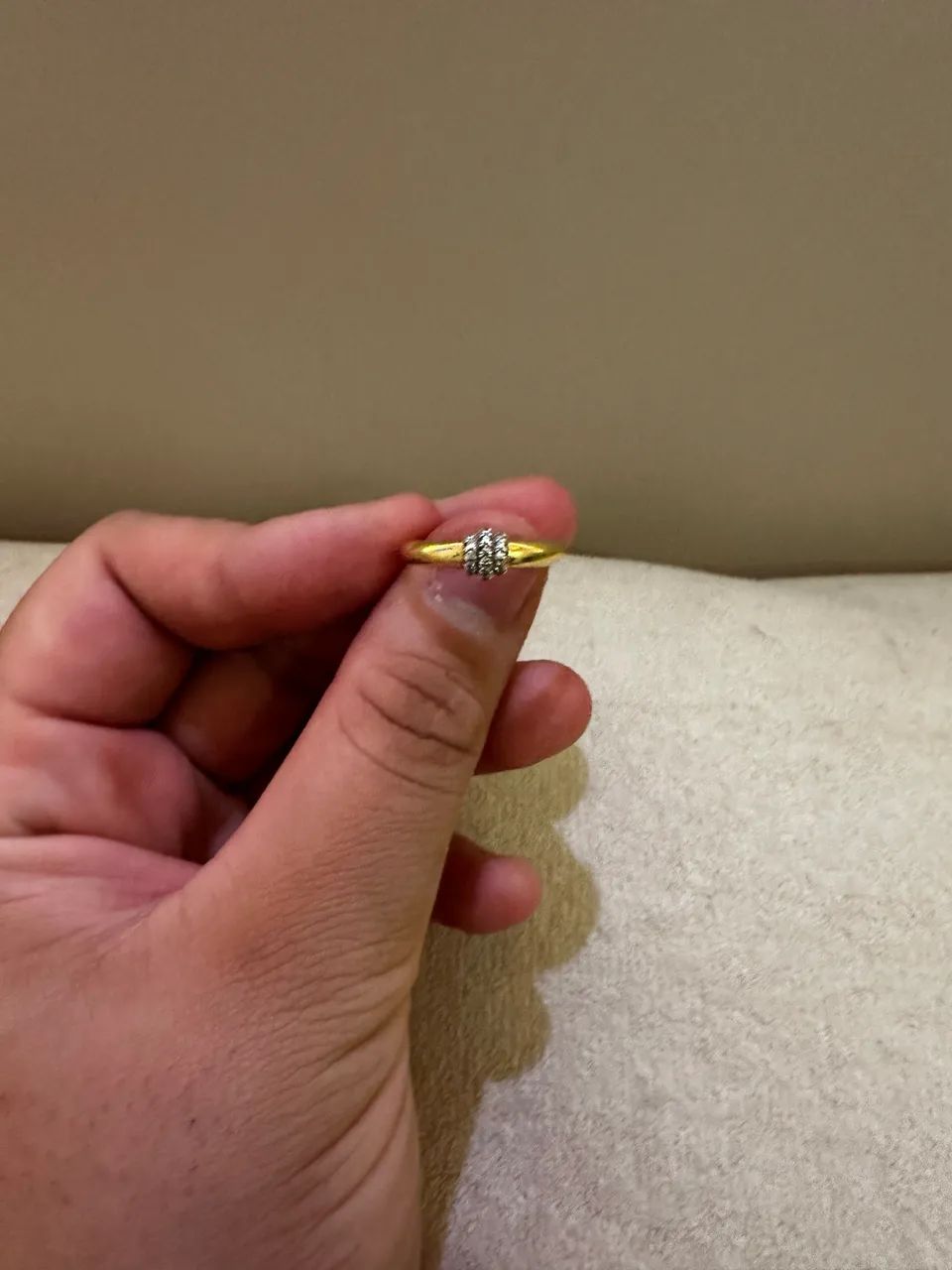 VENDO ANEL OURO VIVARA 